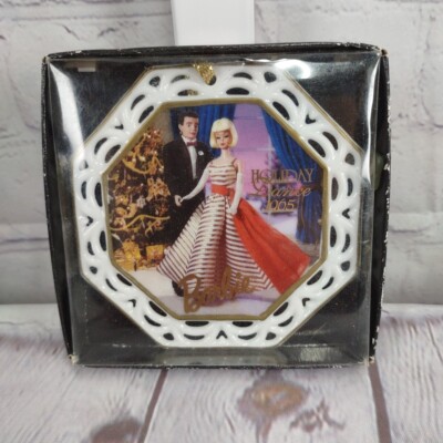 1996 MATTEL ENESCO BARBIE HOLIDAY DANCE 1965 PORCELAIN HANGING ORNAMENT 188808