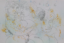 TONO ZANCANARO: Litografia cm. 70x50, Firmata, Numerata, Pubblicata. STUPENDA!!!