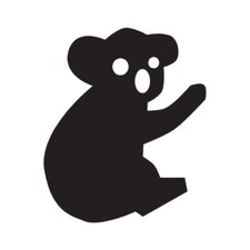Cute Koala Bear - Vinyl Decal Sticker - Multiple Colors  Sizes - ebn2341