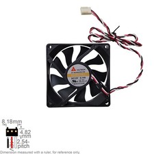 Fan Muffin Cooling DC 12V DC12V 12VDC  80mm 80x80x15 Y.S. Tech FD128015LL ZP
