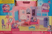 Mattel X3706 Barbie Die Prinzessin & Popstar Schlafzimmer &Bad Klappbar Neu Rar