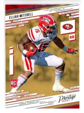 Elijah Mitchell 2021 Prestige #289 - 49ers Rookie RC - QTY - FREE SHIPPING