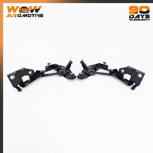 04-13 BENTLEY CONTINENTAL FLYING SPUR GTC RIGHT LEFT HOOD HINGE STRUT BLACK OEM