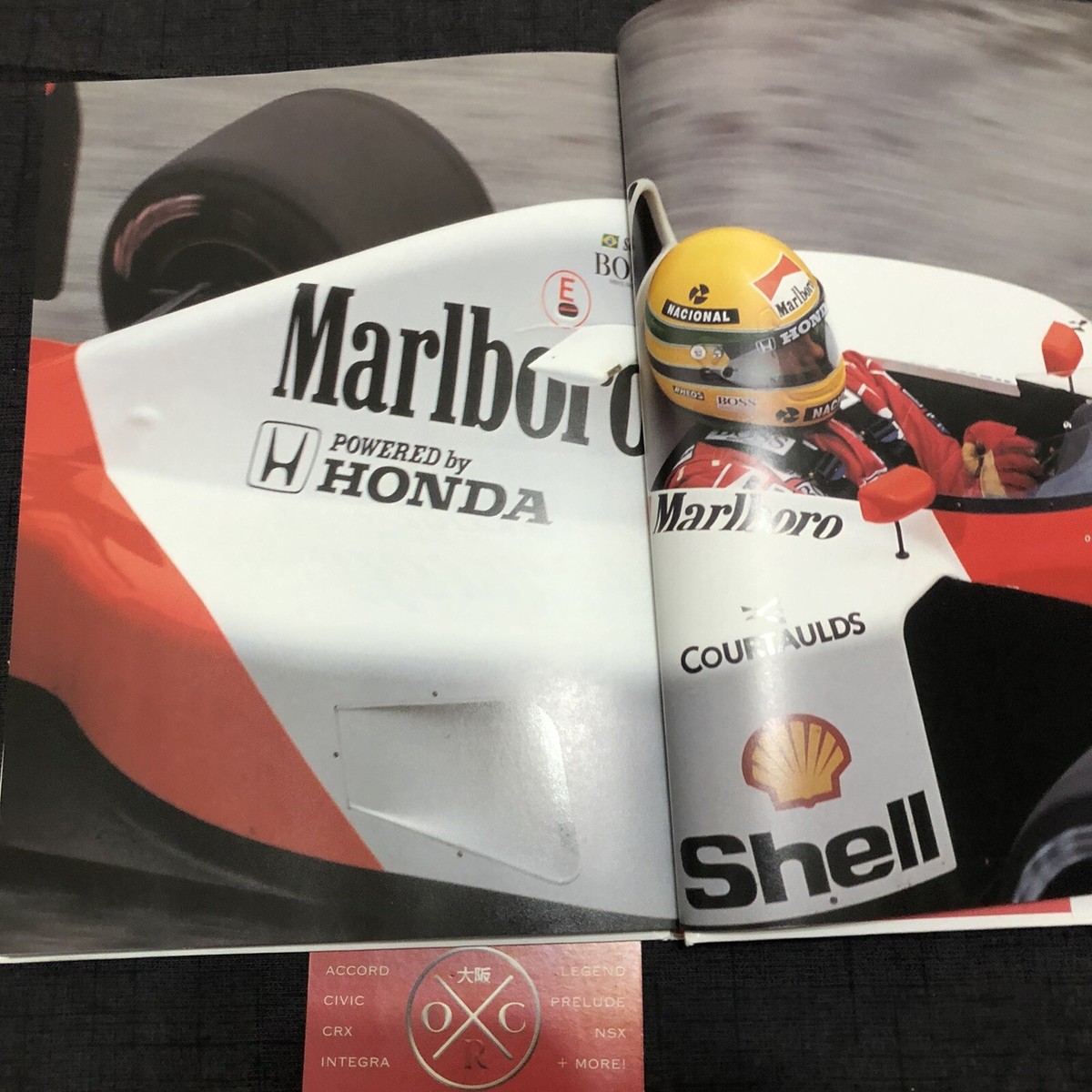 My Ten Years With Ayrton Senna Book Photo Vintage Honda McLaren