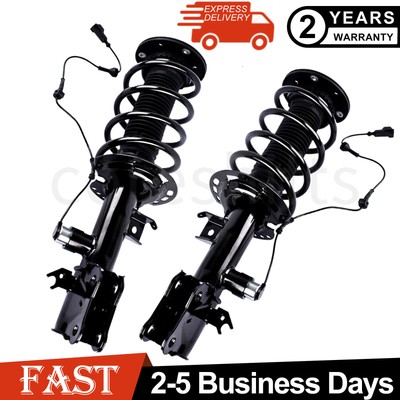 2x Front Complete Strut & Coil Spring Assembly for Ford Edge Lincoln MKX 11-15