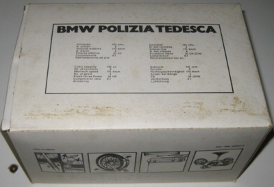 Maquette Polistil 1/15 - BMW R75 De 1941 - Moto Militaire - Neuve