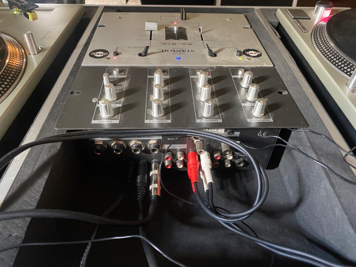 テクニクス SL-1200MK3D ミキサーSTANTON SK-2F セット Technics SL-1200MK3D 2台 ミキサーセット（テクニクス SL