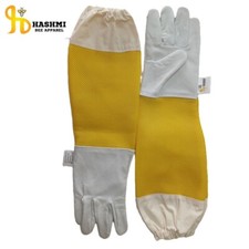 Beekeeping Gloves Long Sleeves Vented Goat Leather Made for Women, Men Beekeeper
