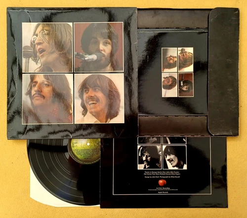 BEATLES " LET IT BE "SUPER 1970 UK PXS1 BOX SET 2U2U RED APPLE ALL ORIG PARTS