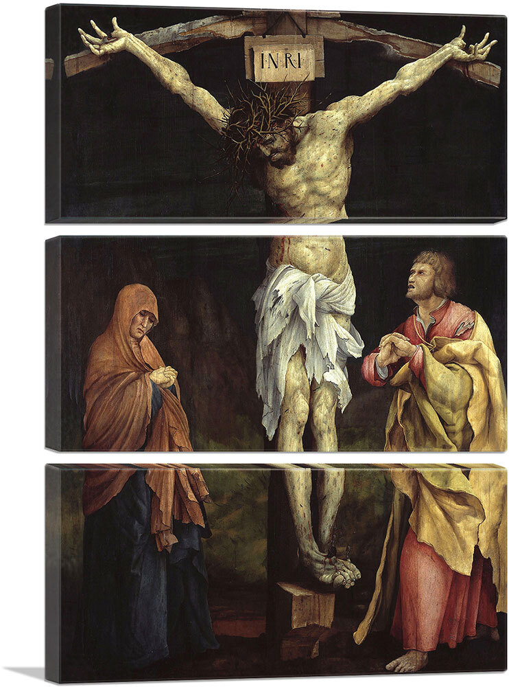 ARTCANVAS The Crucifixion 1525 Canvas Art Print by Matthias