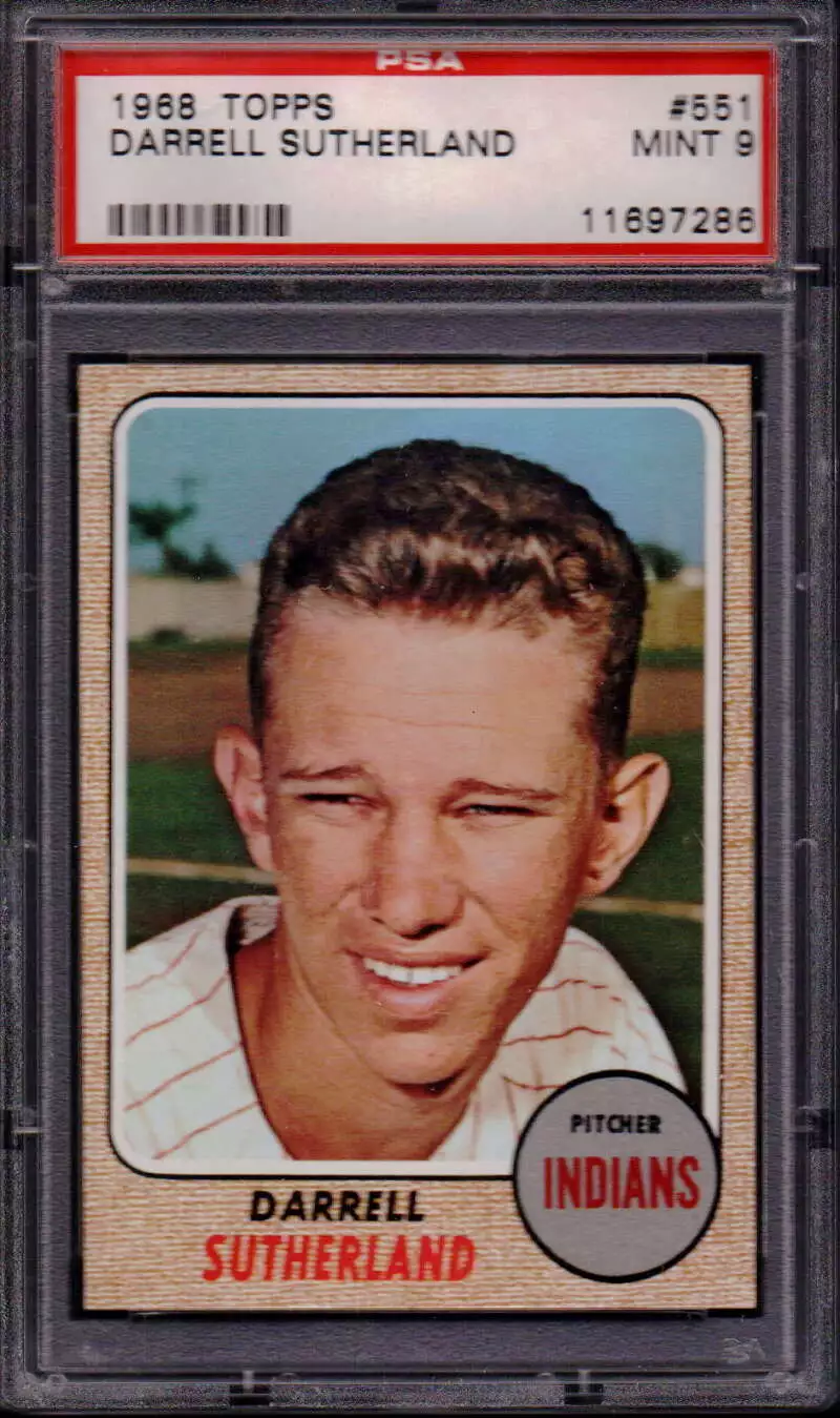 Darrell Sutherland trading card