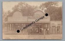 RPPC Perry General Store REDLAND OK Sequoyah Co GHOST TOWN Real Photo Postcard