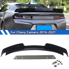 2pcs Rear Trunk Wing Highkick Spoiler Wing Wickerbill For Chevy Camaro 2016-2021