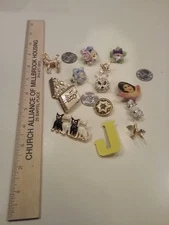 Vintage Pins and Brooches .... Lot .  Mixed Sizes and Materials  