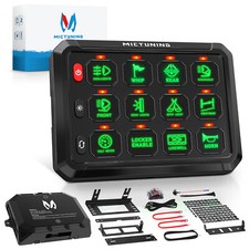 P1s 12 Gang Switch Panel Box Led Light Bar Switch Control For Car Truck Pickups P1s 12 Gang Switch Panel Box Led Light Bar Switch Control For Car Truck Pickups