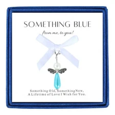 Something Blue for Bride On Wedding Day - Something Blue Gift for BrideAngel ...