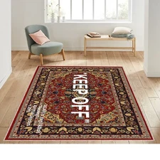 Dude Keep Off Rug, The Big Lebowski, Fantastic Movie Floor Rug, Living Room Rug,