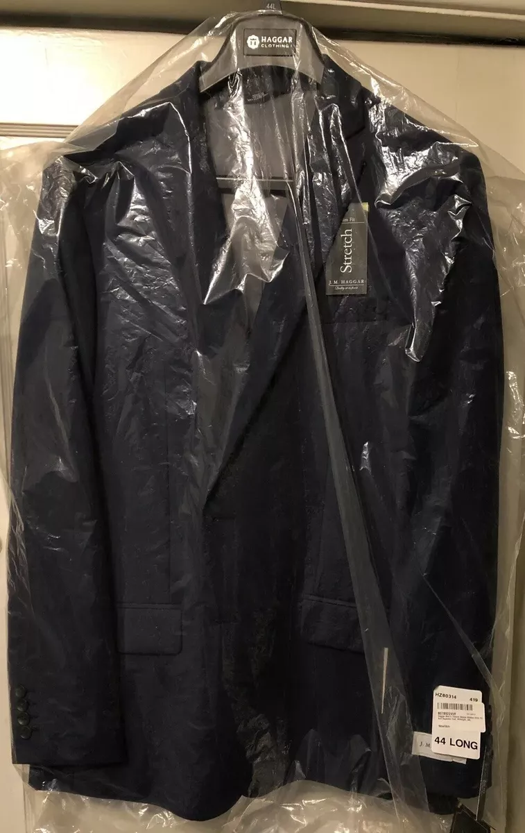 Haggar men's textured deals weave suit jacket