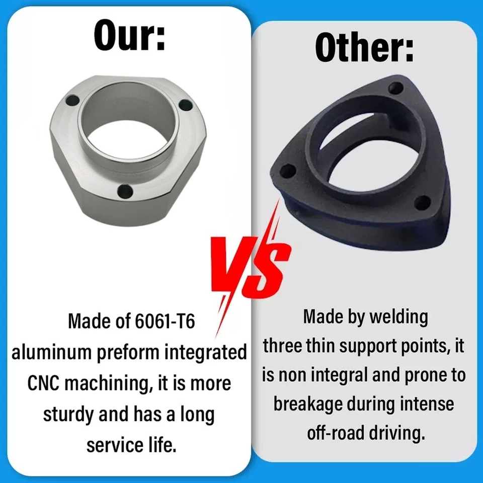 Kit de elevación niveladora delantera/trasera de 2" para 89-98 Geo Tracker/Suzuki Sidekick 2x2 4x4 Foto 2 de 4