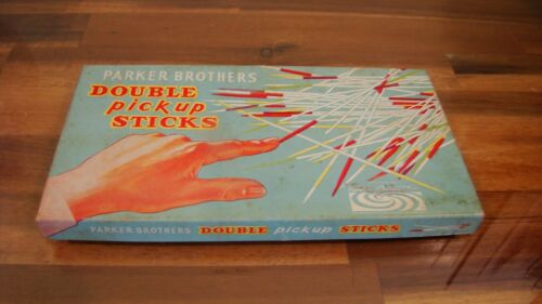 Parker Bros Double Pick Up Sticks Game Missing 2 Vintage 1961 - Afbeelding 1 van 3
