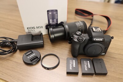 Canon EOS M50 Mark II EF-M 18-150, neuwertig