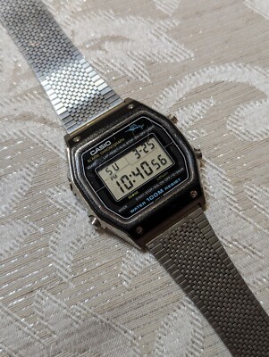 Casio W-450 Vintage Marlin Digital Watch Stainless Steel Casio W-450 Vintage Marlin Digital Watch Stainless Steel