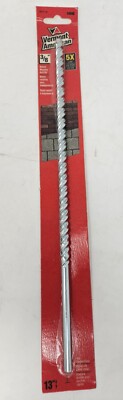 Vermont American 14046 3/8'' x 13'' Rotary Masonry Drill Bit Fast Double Flute