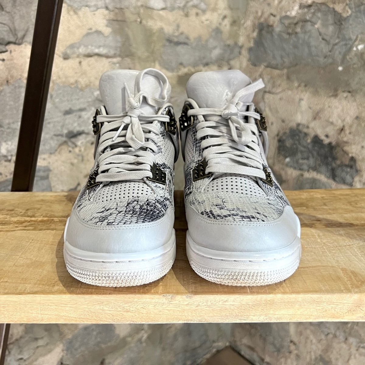 Nike Air Jordan 4 Retro Premium Pinnacle Snakeskin Sneakers Nike Air Jordan 4 Retro Premium Pinnacle Snakeskin Sneakers