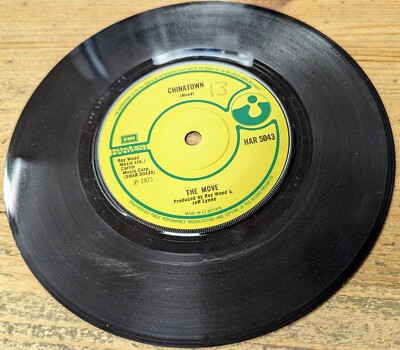 HAR 5043 7'' 45RPM '71 THE MOVE ''CHINATOWN / DOWN ON THE BAY'' KT EX