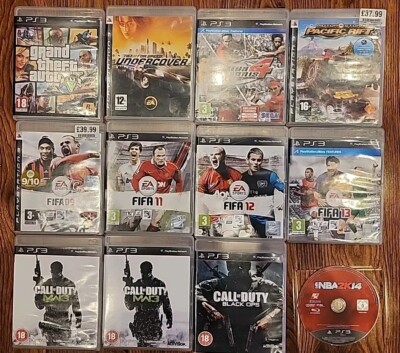 Sony PlayStation 3 Fat 80gb 80 GB Ps3 Console Black for sale