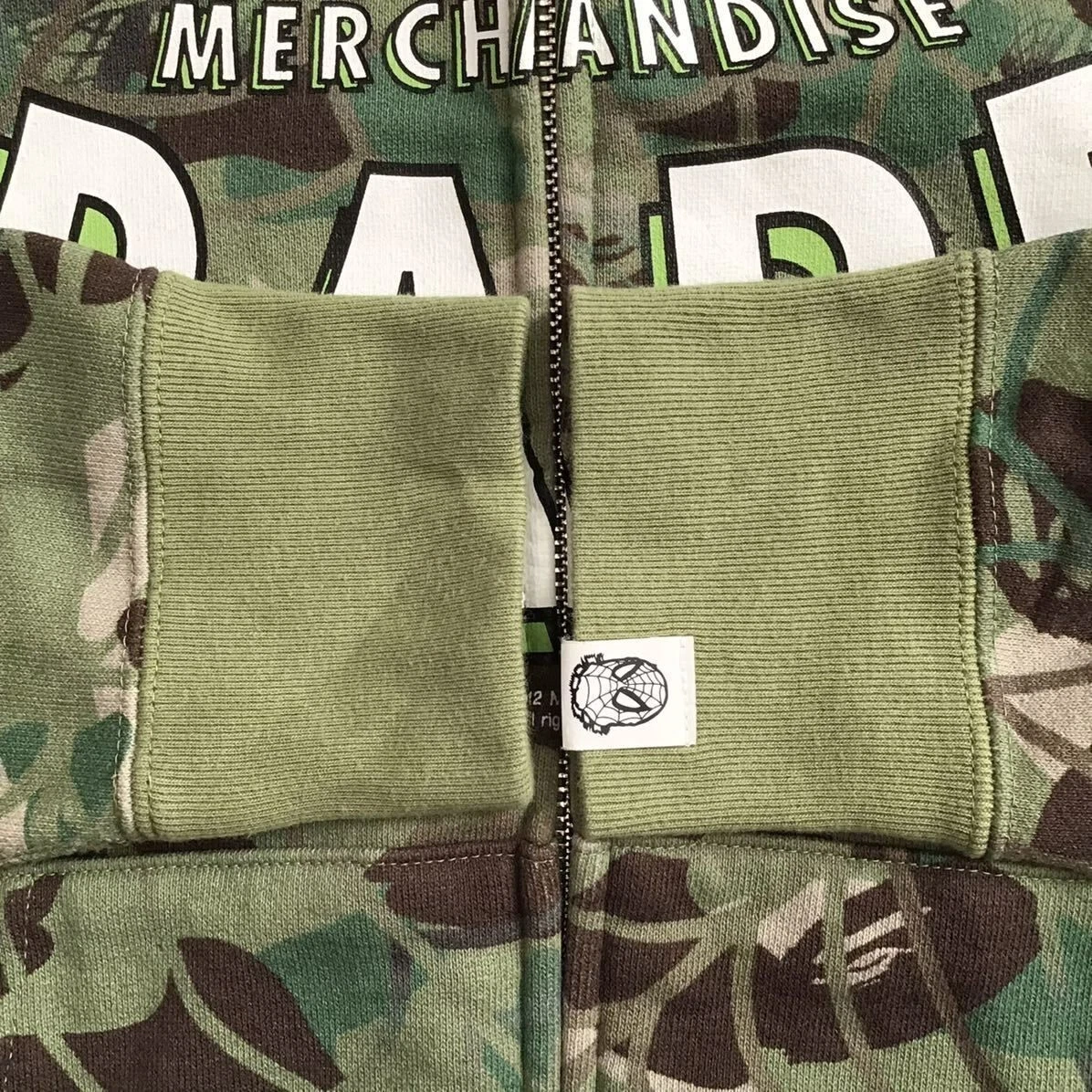 A BATHING APE (BAPE) Felpa con cappuccio e zip intera BAPE × Marvel Comics Spider Man NIGO A Bathing Ape taglia S da uomo!!