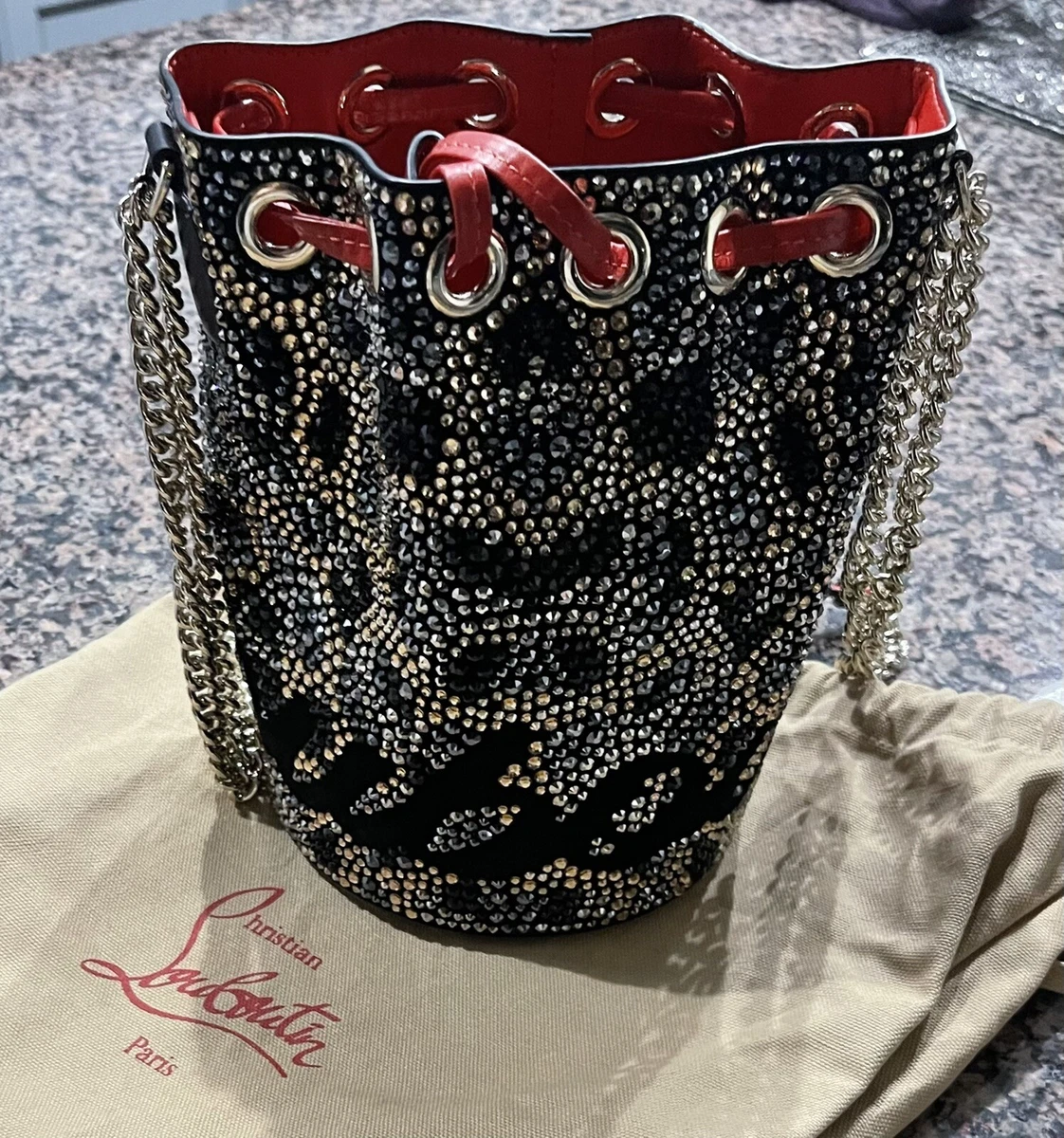 NEW &amp; Christian Louboutin Marie Jane Bucket Bag | eBay