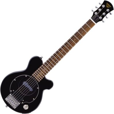 Pignose tragbare E-Gitarre mit integriertem Verstärker, schwarz, PGG-200-BK D