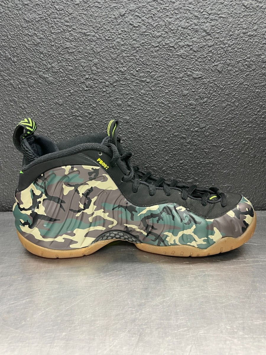 Nike Air Foamposite Pro Army Green Camo Sneaker 587547 300  display picture 1