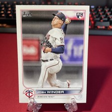 2022 Topps Update Josh Winder Rookie Card #US6 Minnesota Twins