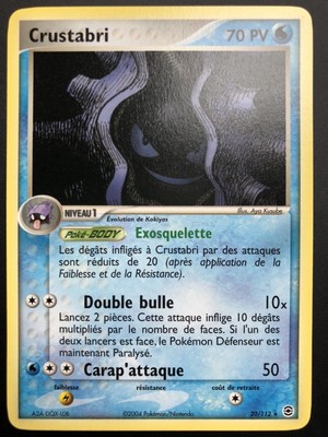 Pokemon Card Crustabri 112 Rare Fire Red Leaf Green Block Ex Fr New Ebay