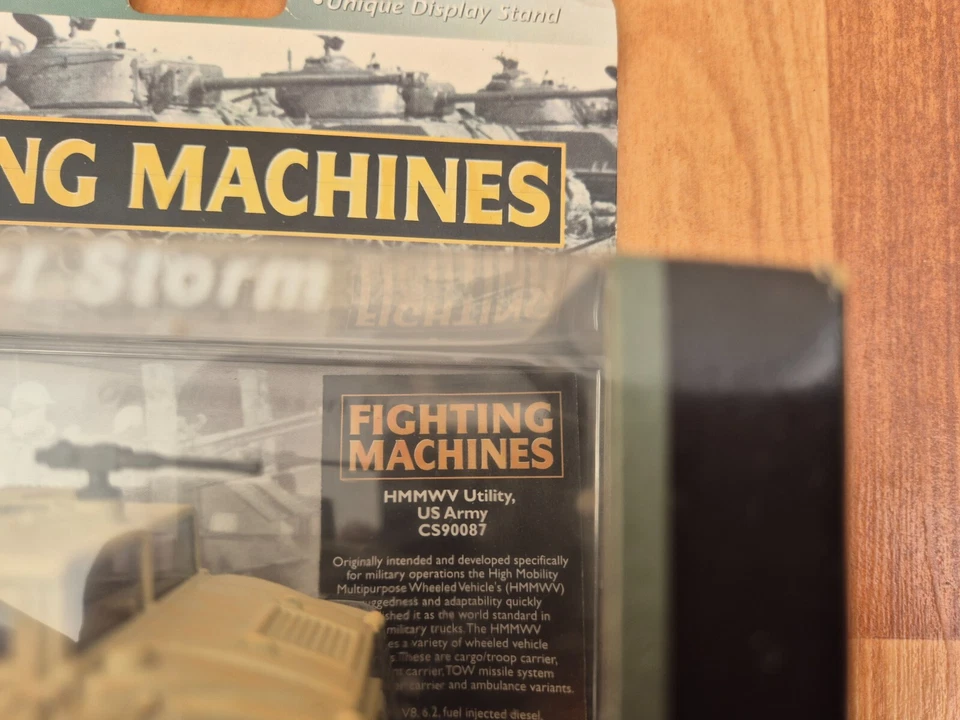 CORGI FIGHTING MACHINES 1/72 HUMVEE OPERATION DESERT STORM HMMWV US ARMY CS90087 - Image 4 of 4