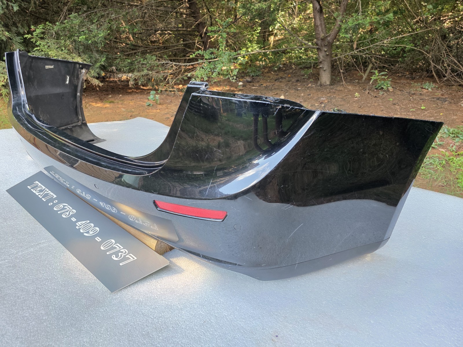 MASERATI GHIBLI REAR BUMPER COVER 2014 - 2017  670010943  OEM  NO SHIPPING 