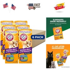 Cat Litter Deodorizer Double Duty, 30 oz, 6 Pack