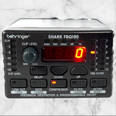 behringer SHARK FBQ100 フィードバックデストロイヤー Behringer Shark Fbq100 Feedback Destroyer efno.201 | eBay