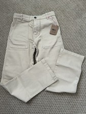 NWT Mini Boden Boys Khaki Beige Pants 12y