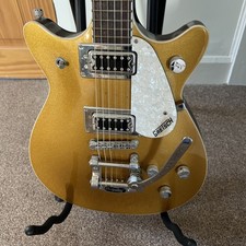 Gretsch G5448T Double Jet Electric Guitar with Bigsby, Gold