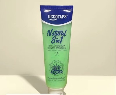 OCCOTAPS Agave Natural Herbal Toothpaste with Blue Agave Extract Brightens Teeth