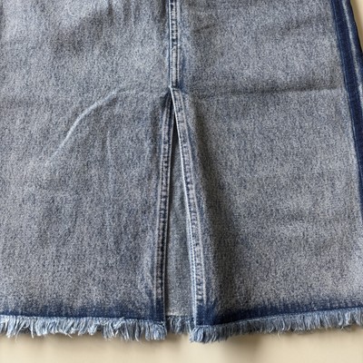 NWT ADIDAS KSENIASCHNAIDER Maxi Denim Skirt US6 UK10 IT42 | eBay