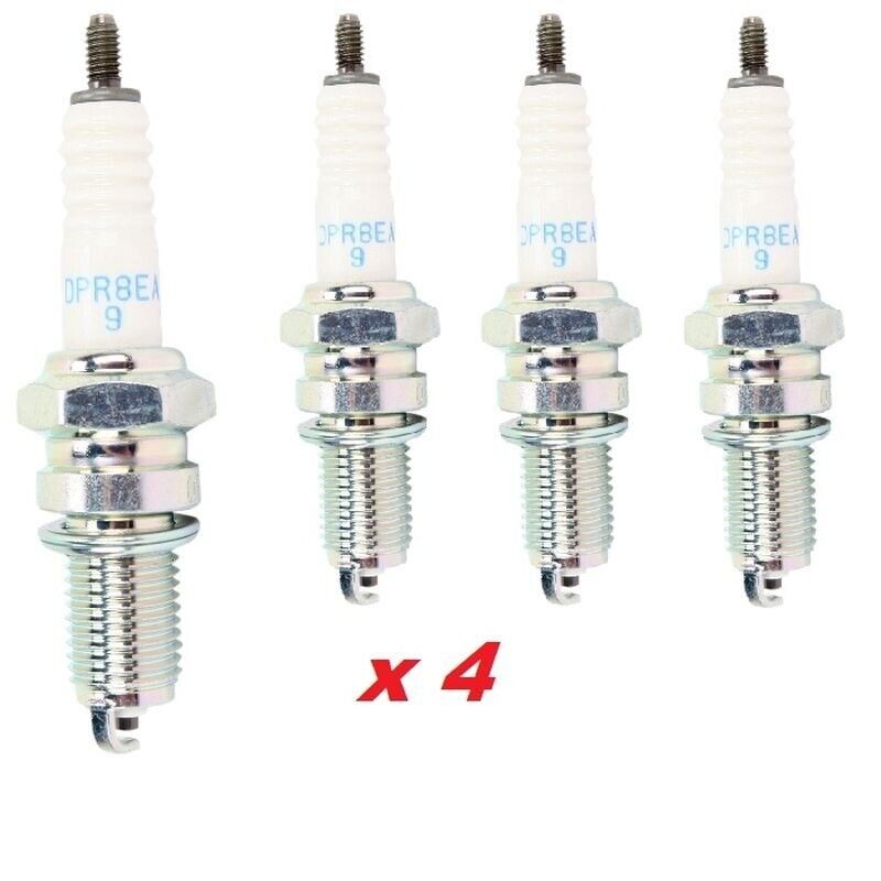 NGK DPR8EA9 Spark Plugs Set of 4 Fits Yamaha VMAX VMX1200 19852008