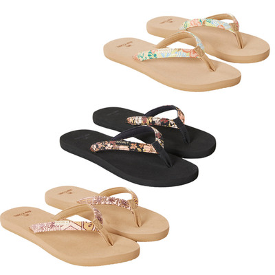 Rip Curl Freedom Bloom Damen-Sandalen offene Zehenpartie Sommer Strand Pool Flip-Flops