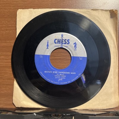 45 CHUCK BERRY Brown Eyed Handsome Man / Too Much Monkey Business Chess
