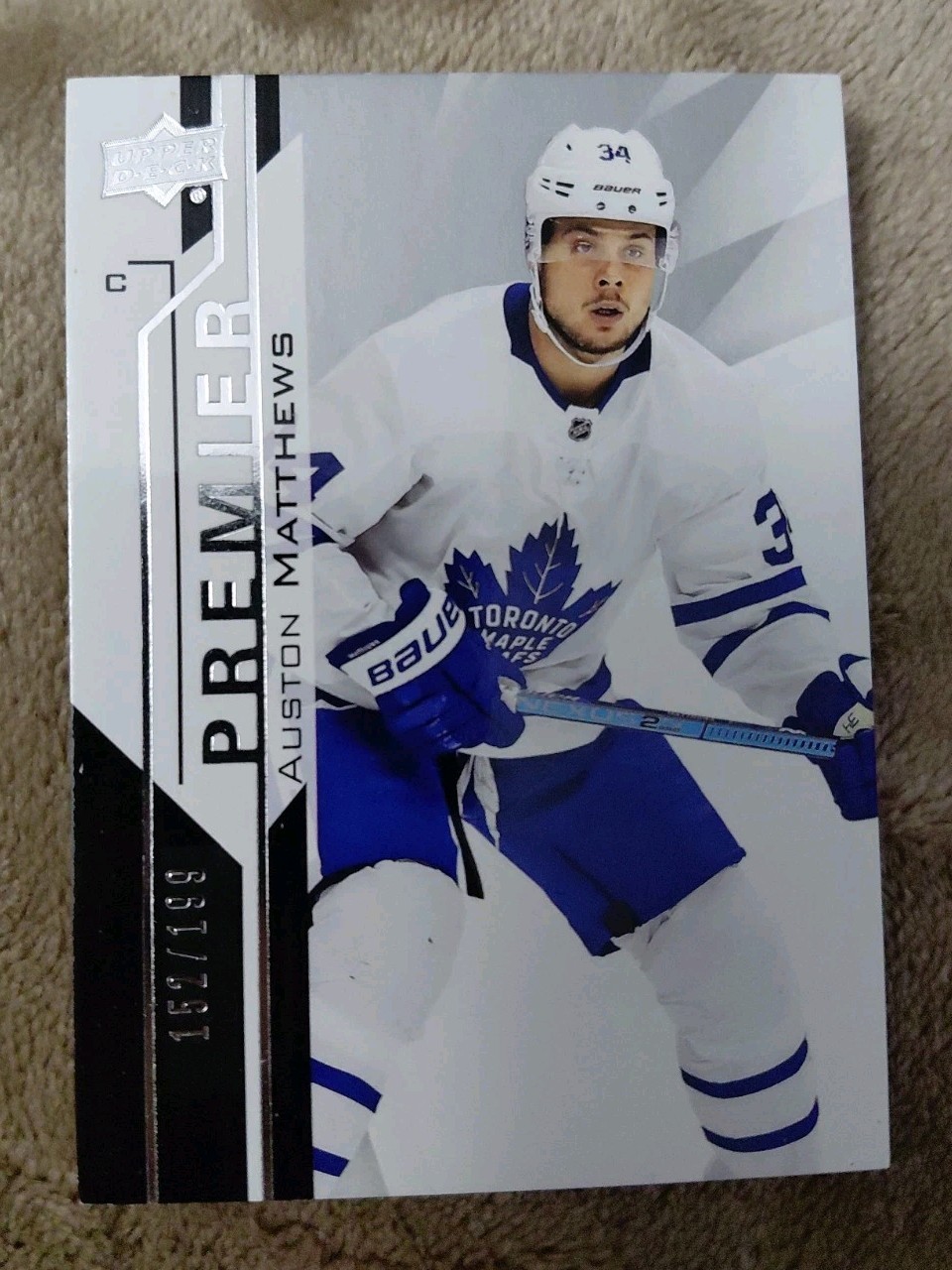 Auston Matthews MAPLE LEAFS 2018-19 UD Premier /199