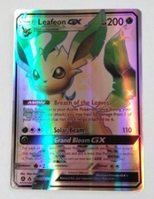 Leafeon GX Shiny Holo Rare Hidden Fates: Shiny SV46/SV94 Grass Holo Pokemon NM on eBay