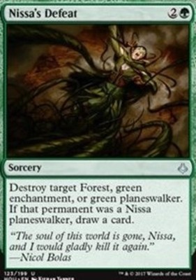 1x Nissa's Defeat Light Play MTG Magic - Kid Icarus -